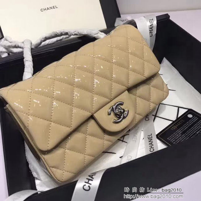 香奈兒CHANEL 升級版A1116小羊皮金銀鏈條單肩斜挎包 DSC1049
